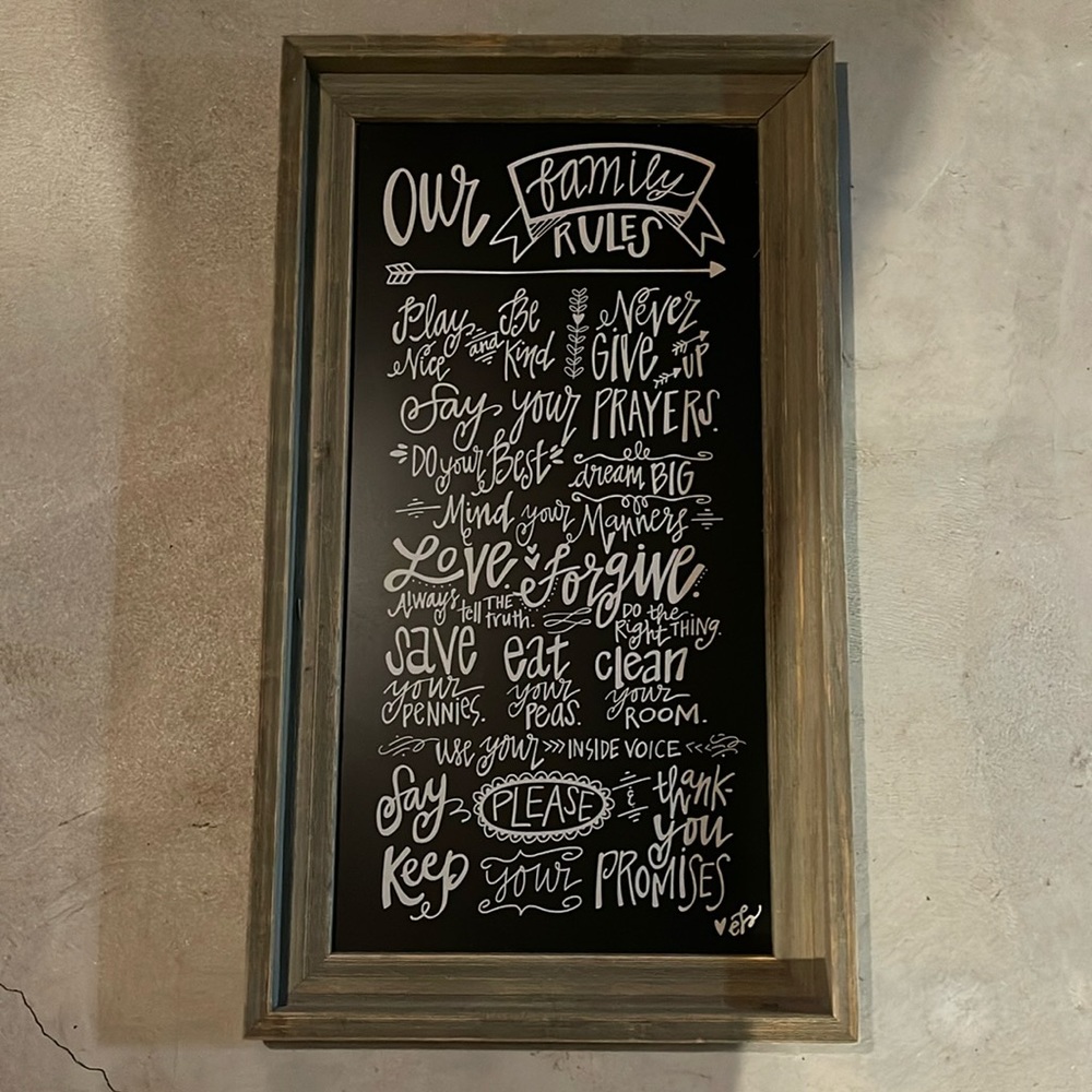 Wall sign